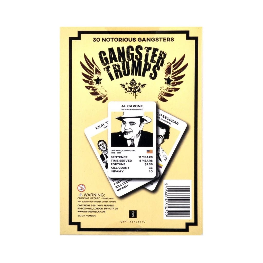 Gangster Trumps Card Game - The Gifted Man