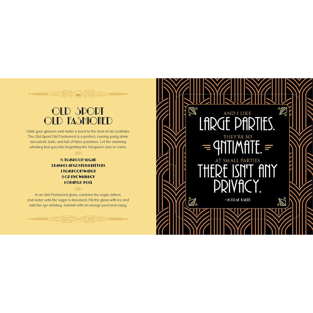 Gatsby&#39;s Speakeasy Cocktails and Coasters to Toast In Style - The Gifted Man