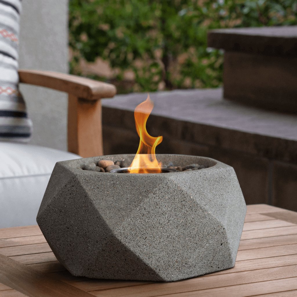 Geo Table Top Fire Bowl - The Gifted Man