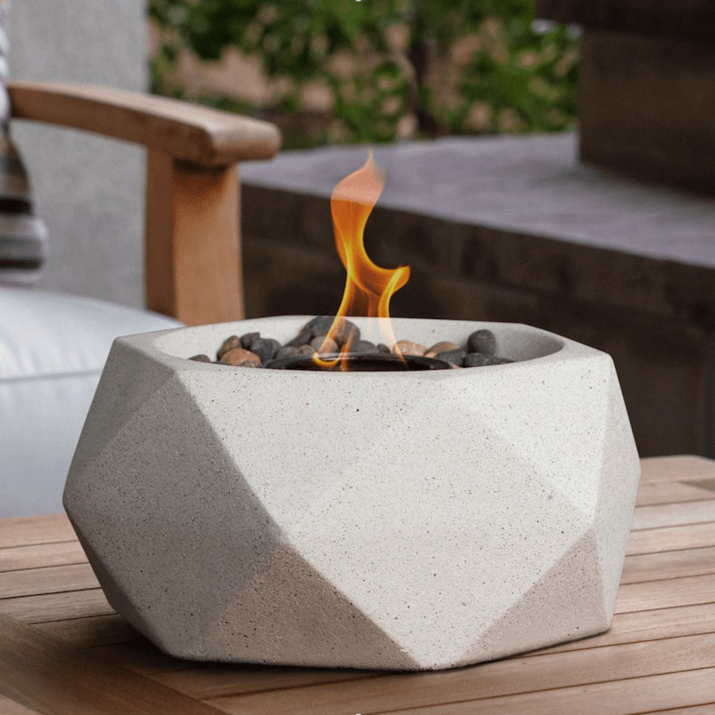 Geo Table Top Fire Bowl - The Gifted Man