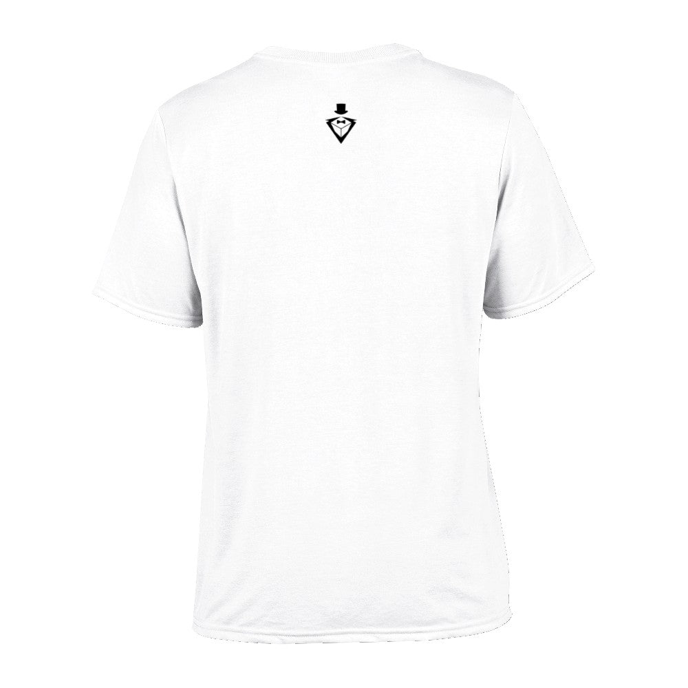 Gifted Man Dad Performance Crewneck White T-shirt Collection - The Gifted Man