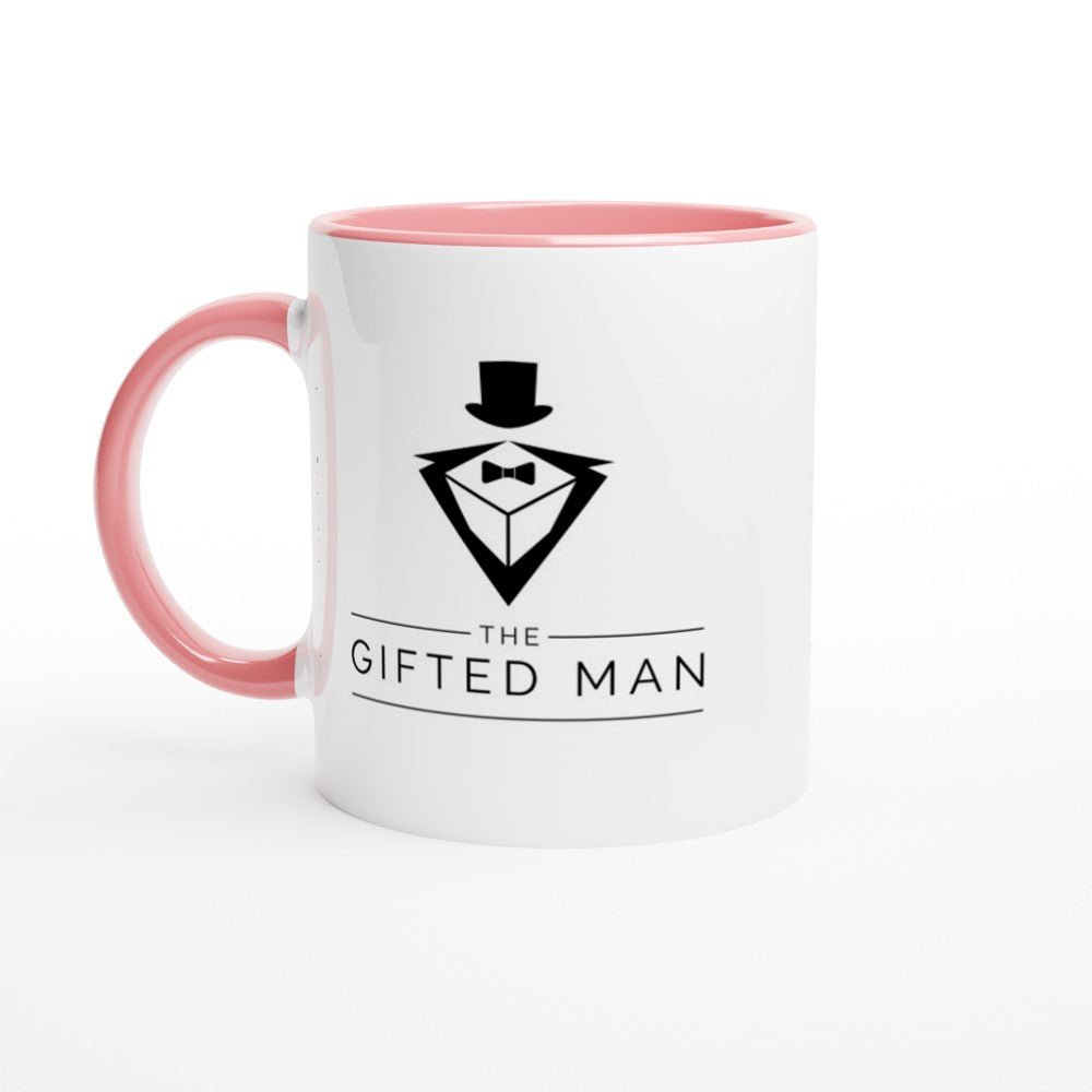 Gifted Man Personalized White 11oz Ceramic Mug with Color Inside - The Gifted Man