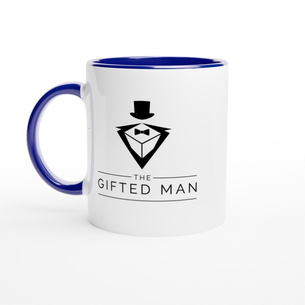 Gifted Man Personalized White 11oz Ceramic Mug with Color Inside - The Gifted Man