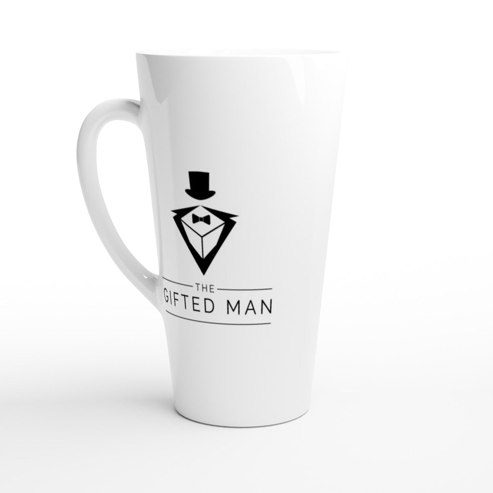 Gifted Man Personalized White Latte 17oz Ceramic Mug - The Gifted Man