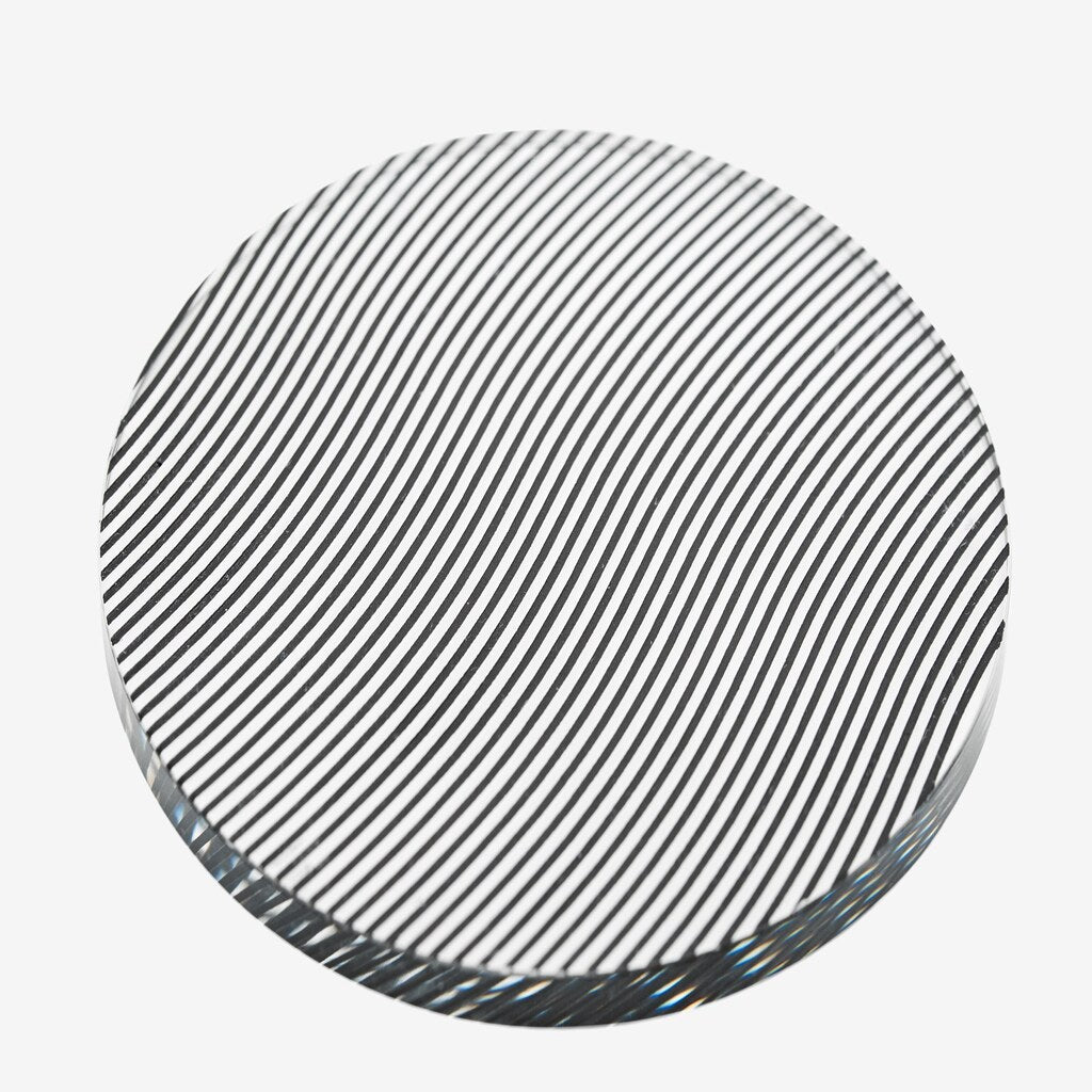 Glass Grid Coaster: Wave - The Gifted Man