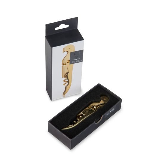 Gold Signature Double Hinged Corkscrew by Viski® - The Gifted Man