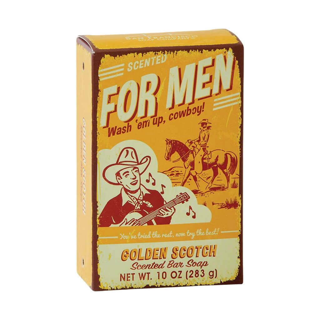 Golden Scotch Scented Bar Soap for Men - The Gifted Man
