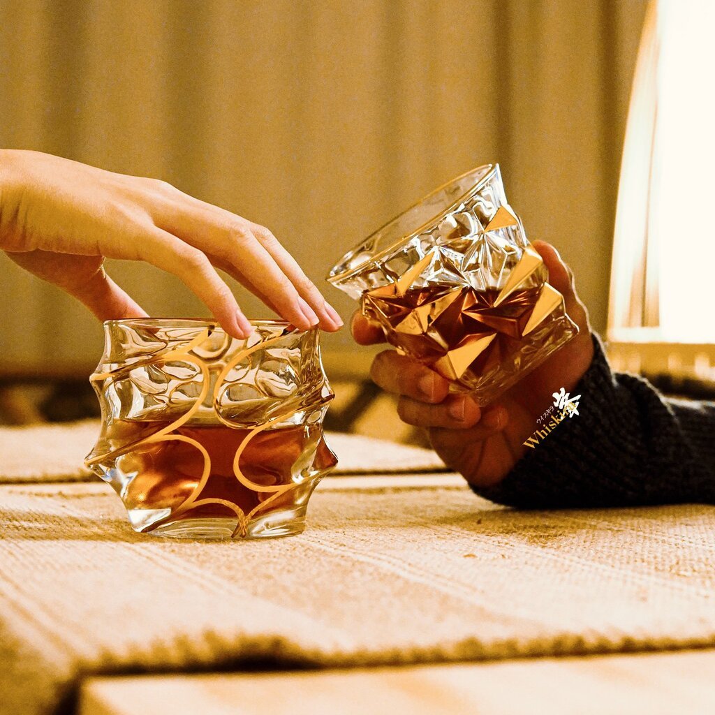 Golden Whiskey Tumblers Set - The Gifted Man