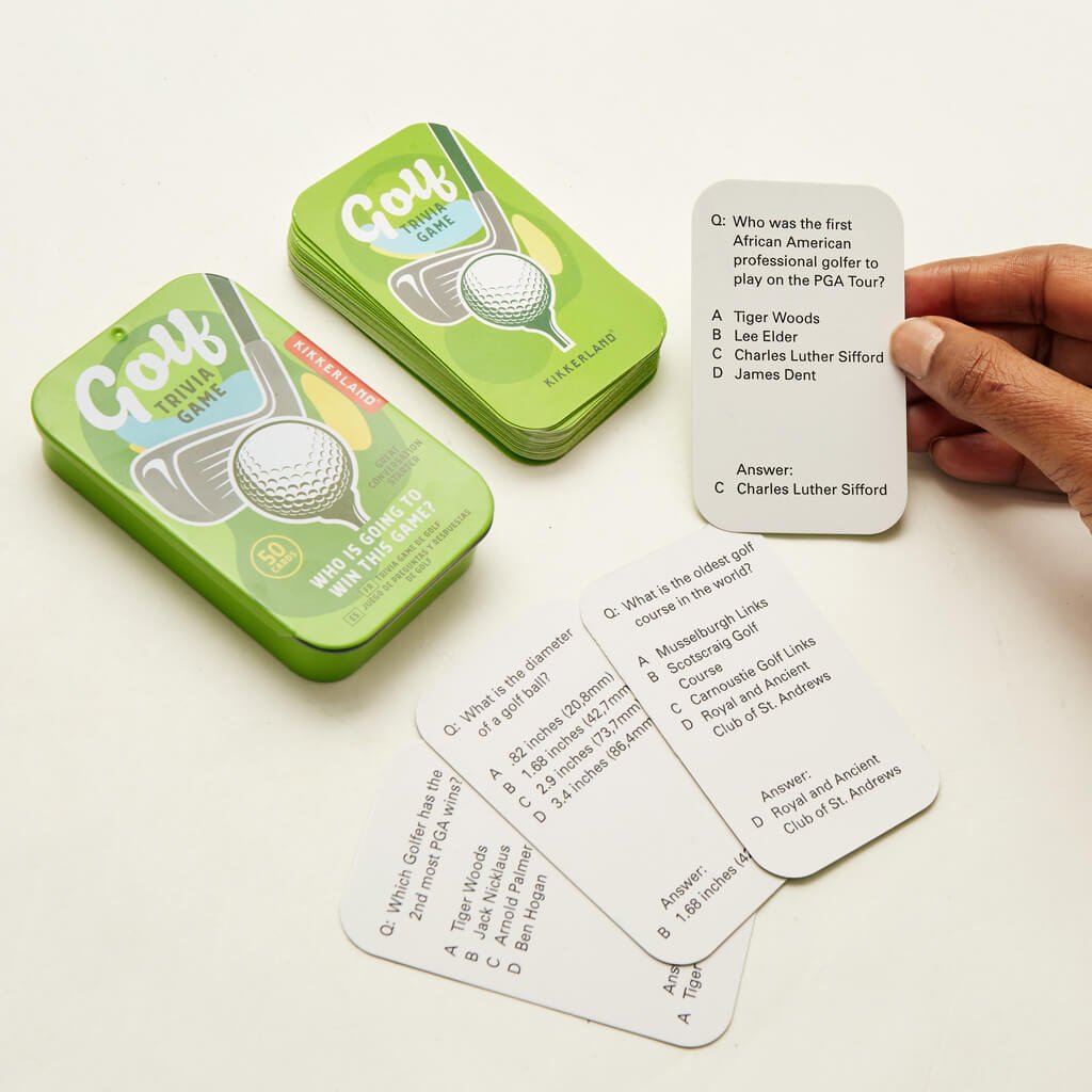 Golf Trivia Game - The Gifted Man