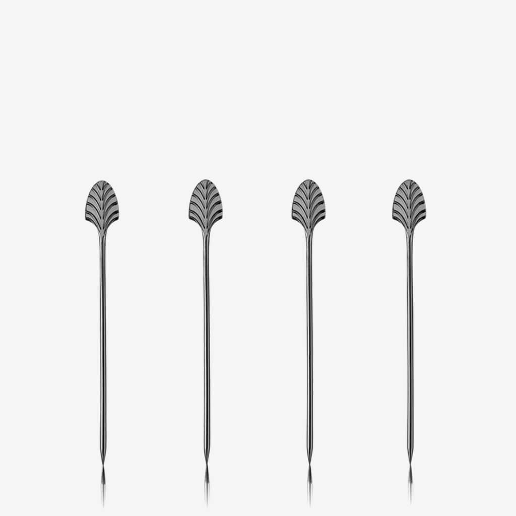 Gunmetal Deco Cocktail Picks by Viski® - The Gifted Man