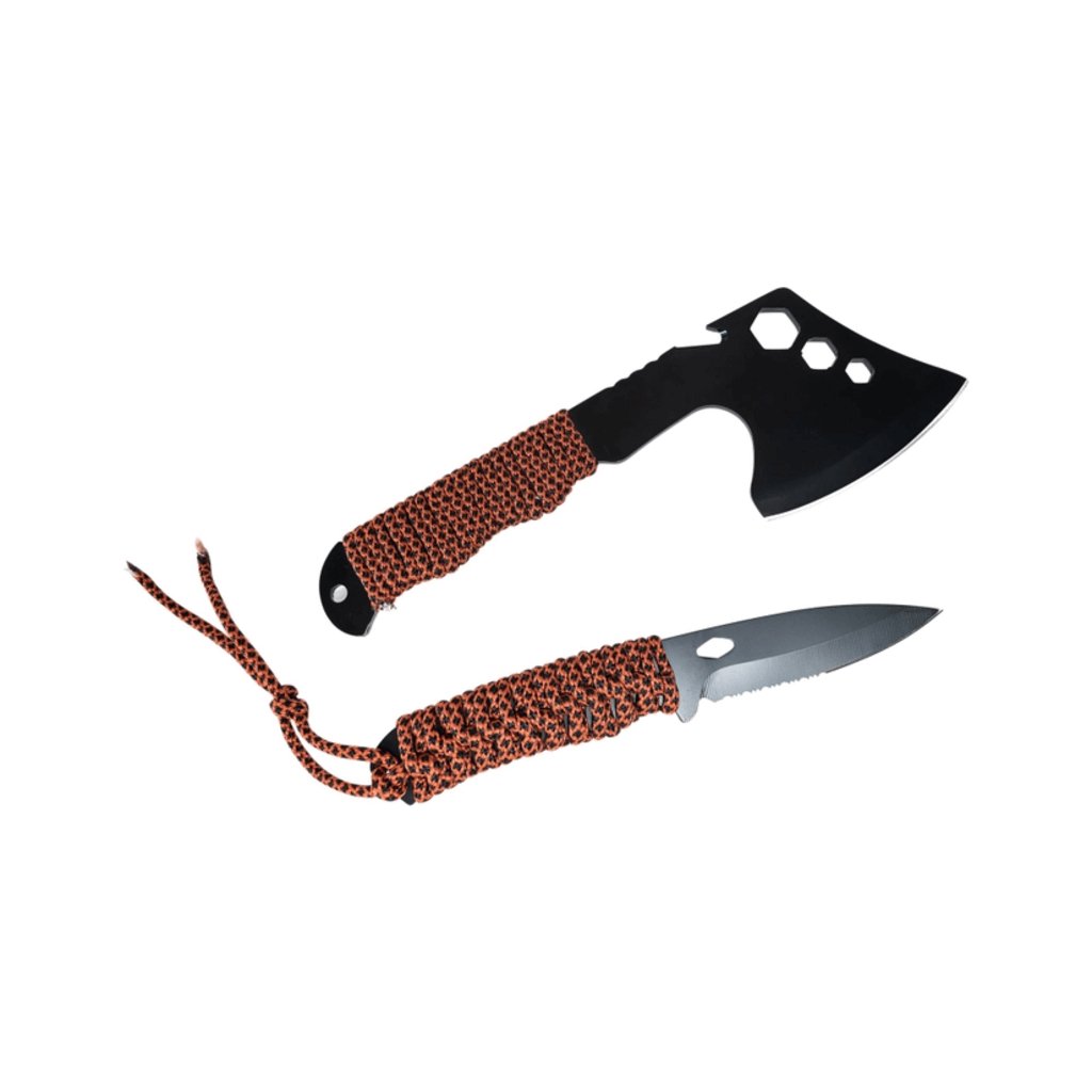 Hatchet Knife Set W/parachute Cord Handle - The Gifted Man