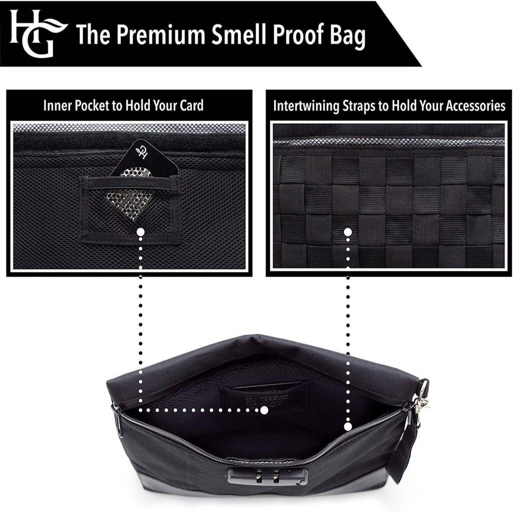 Herb Guard Smell Proof Bag with Built-in Combo Lock - The Gifted Man