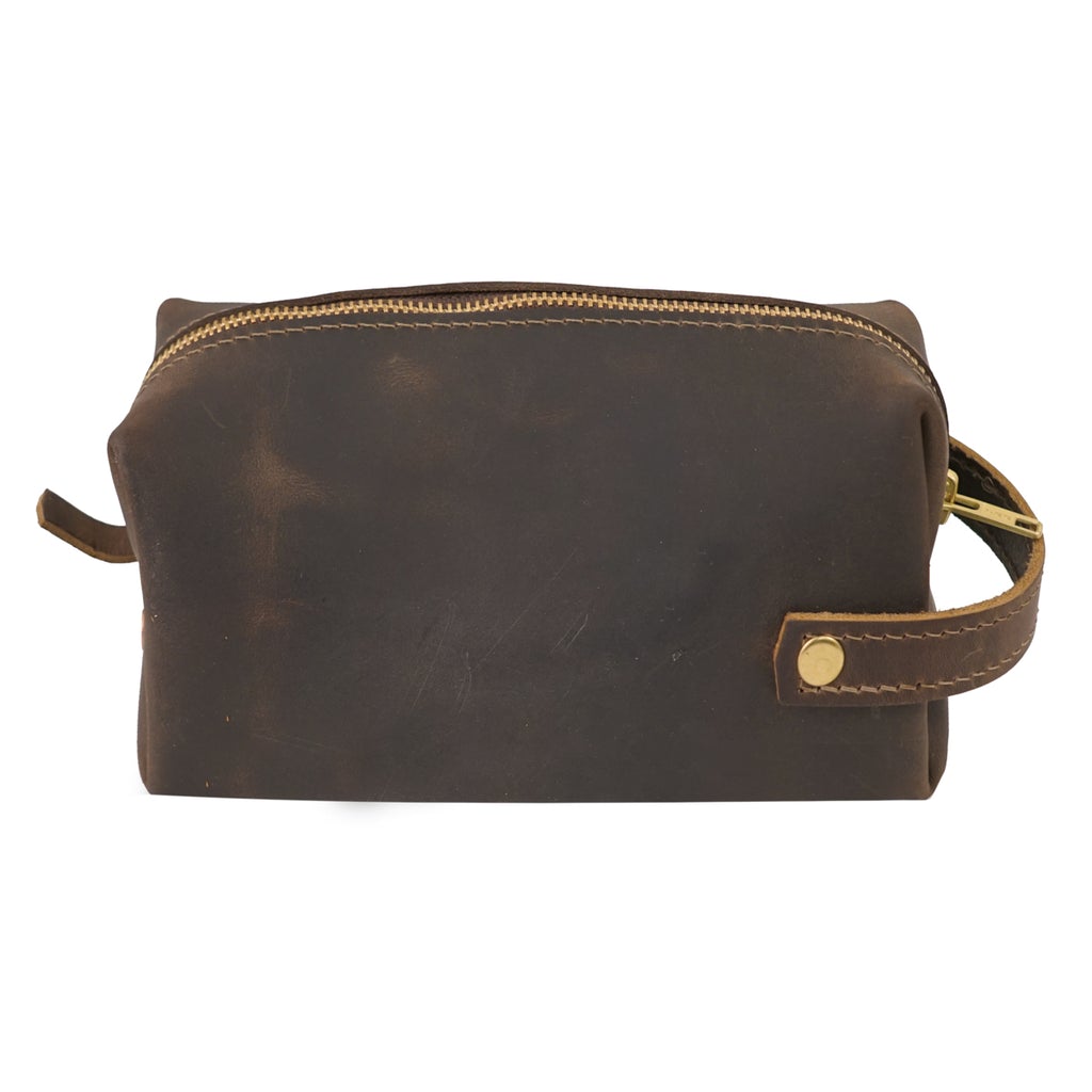 High Line Two - Leather Pouch (Dark Brown) - The Gifted Man