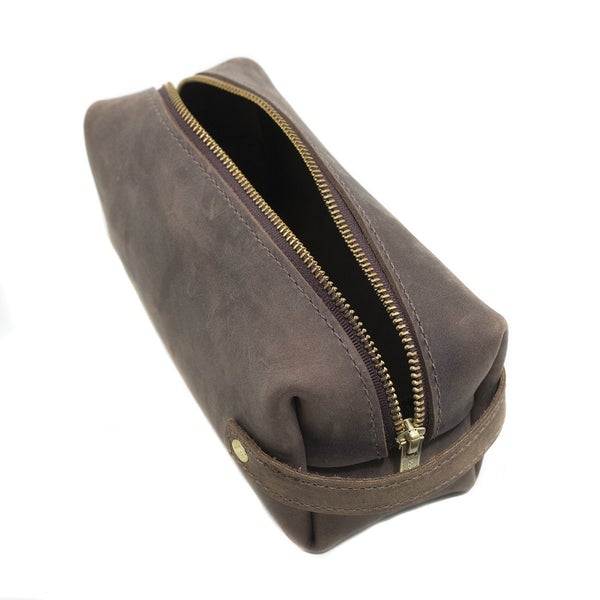 High Line Two - Leather Pouch (Dark Brown) - The Gifted Man