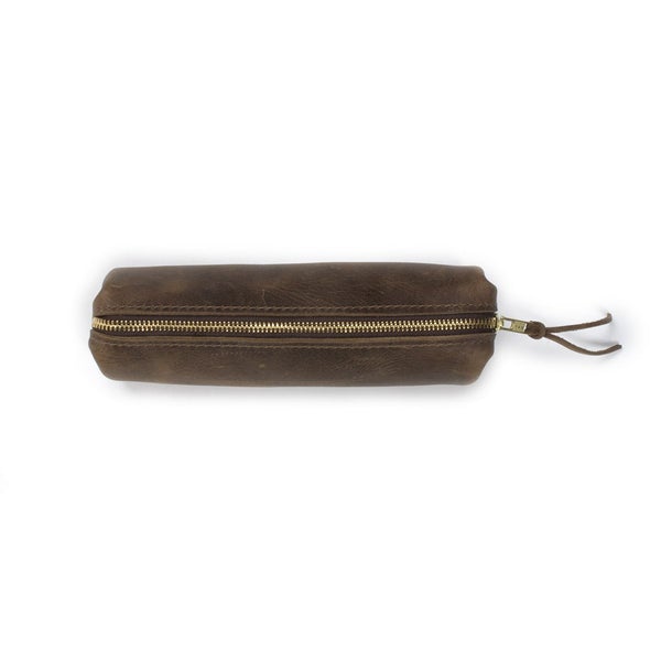 High Line  - Leather  Pouch (Saddle) Small