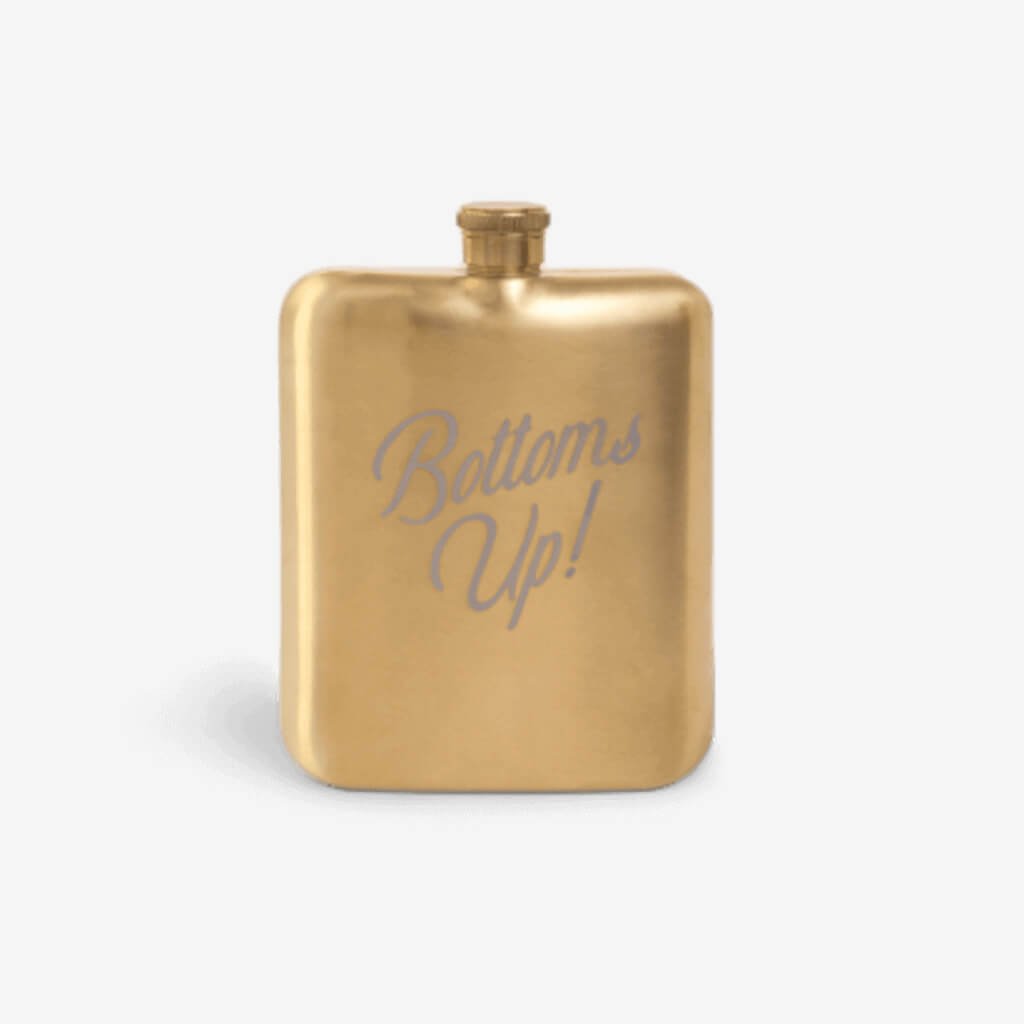 Hip Flask &quot;Bottoms Up&quot; - The Gifted Man