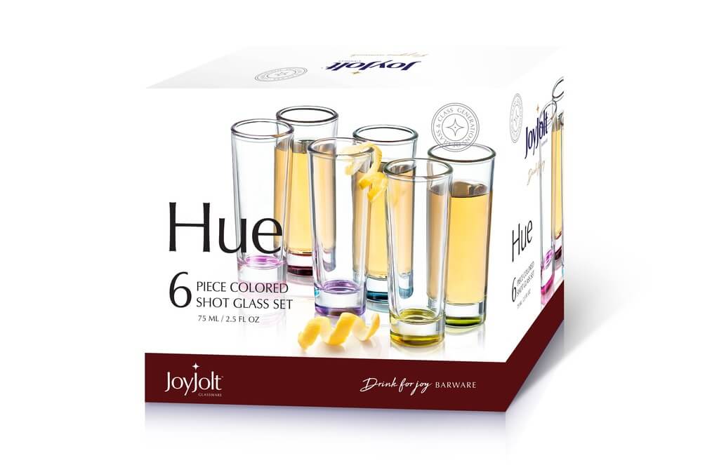 Hue Shot Glasses, Set of 6 - The Gifted Man