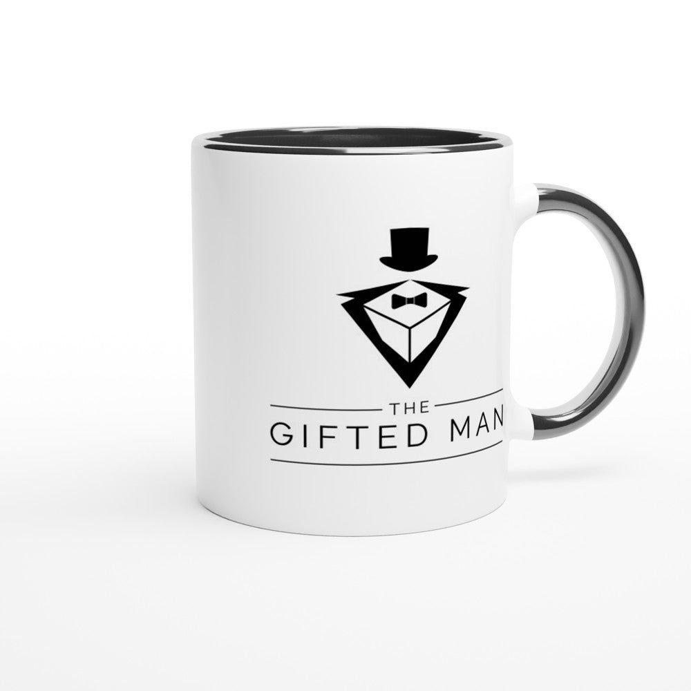 Husband Emergency Manual White 11oz Ceramic Mug with Color Inside - The Gifted Man