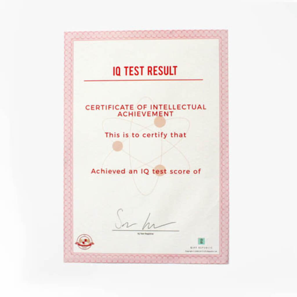 IQ Test Tin - The Gifted Man