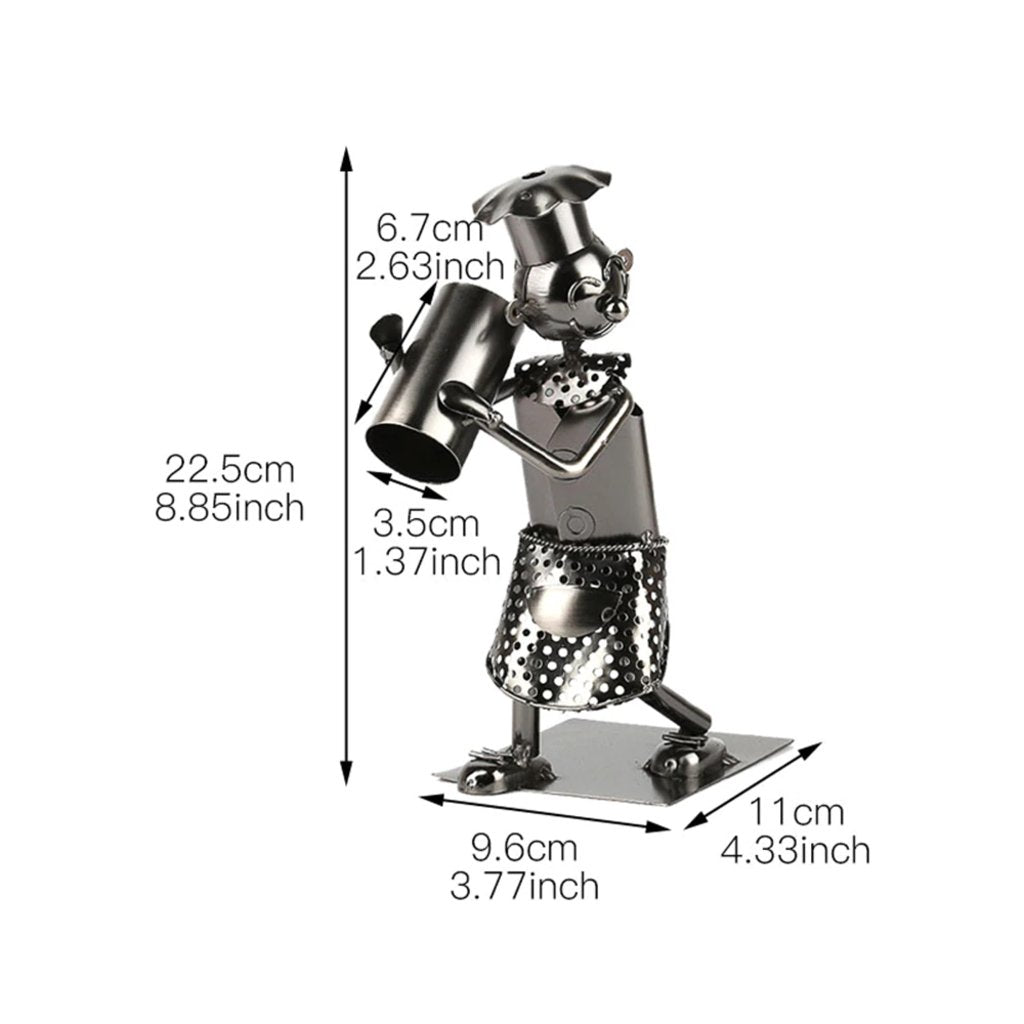 Iron Chef Wine Bottle Holder - The Gifted Man