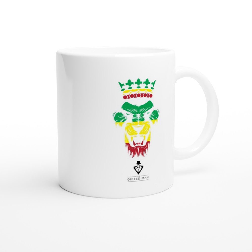 Iron Lion Zion White 11oz Ceramic Mug - The Gifted Man