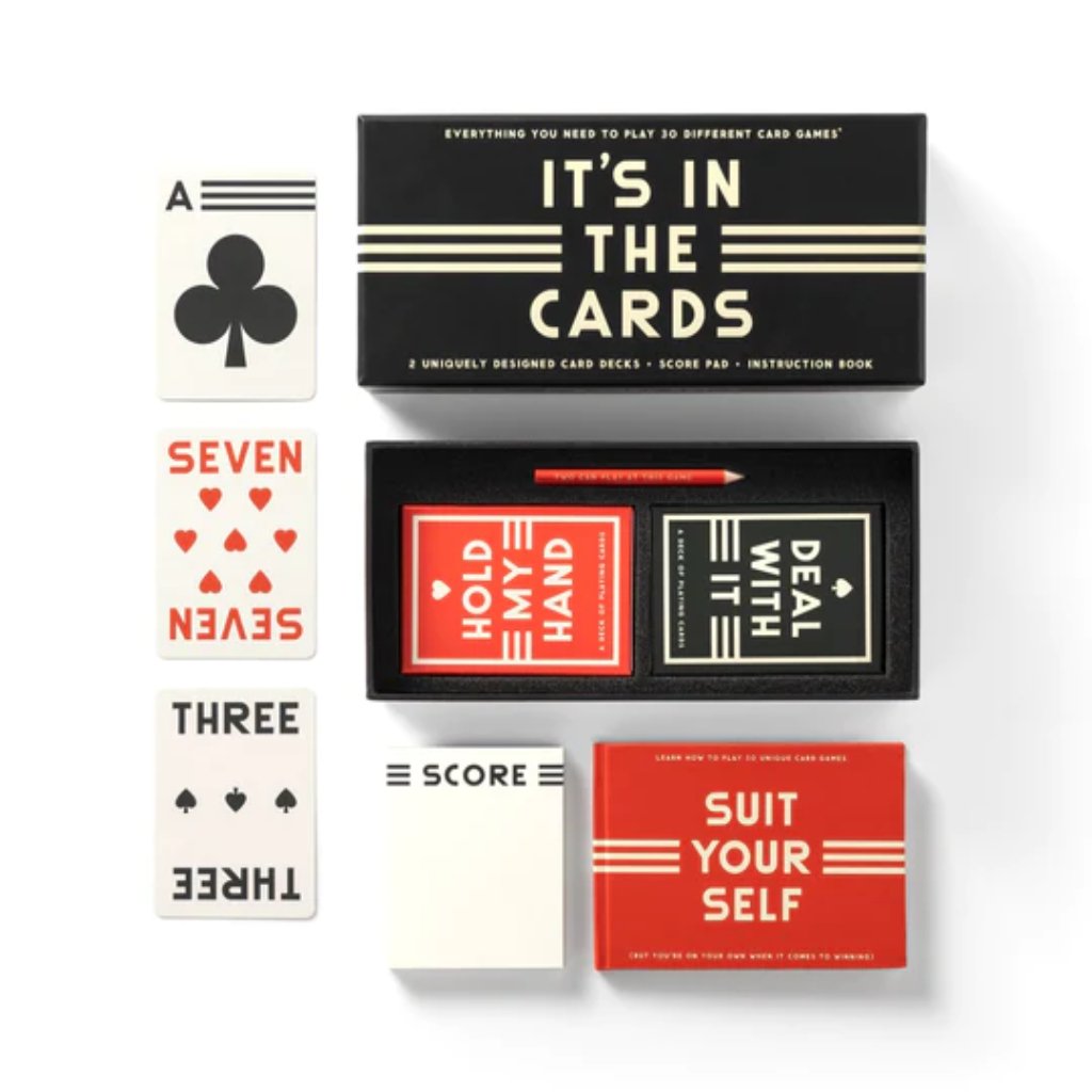 It&#39;s In The Cards Playing Card Game Set - The Gifted Man