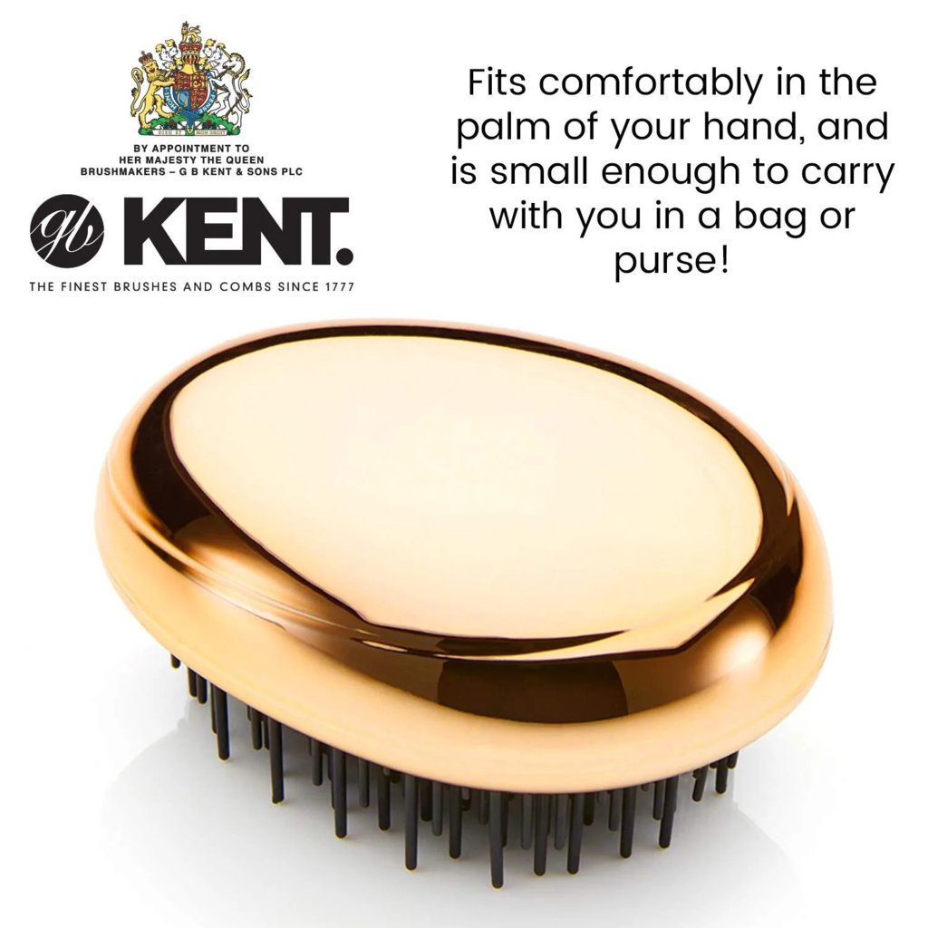 Kent Pebble Detangling Brush in Gold - The Gifted Man