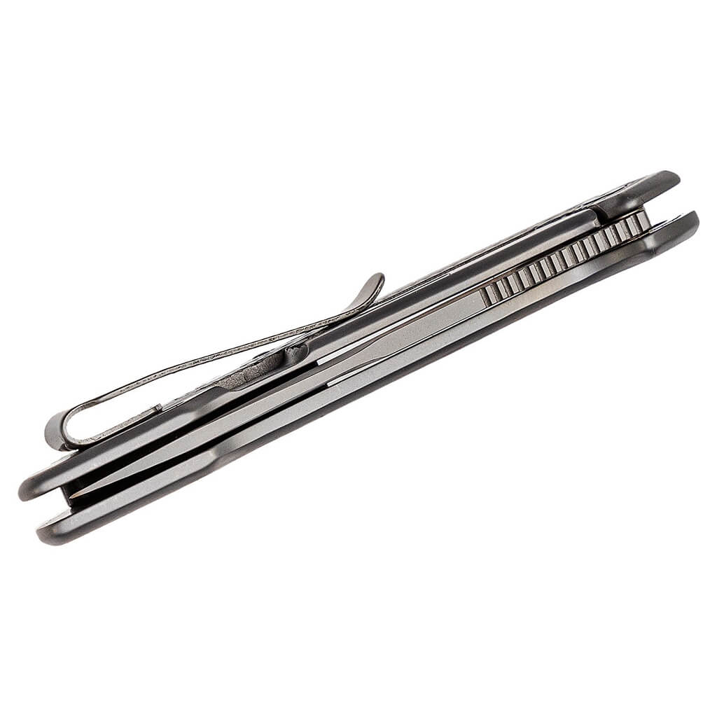 Kershaw Terran Framelock Flipper Knife, Assisted Opening, Stainless Handle - The Gifted Man