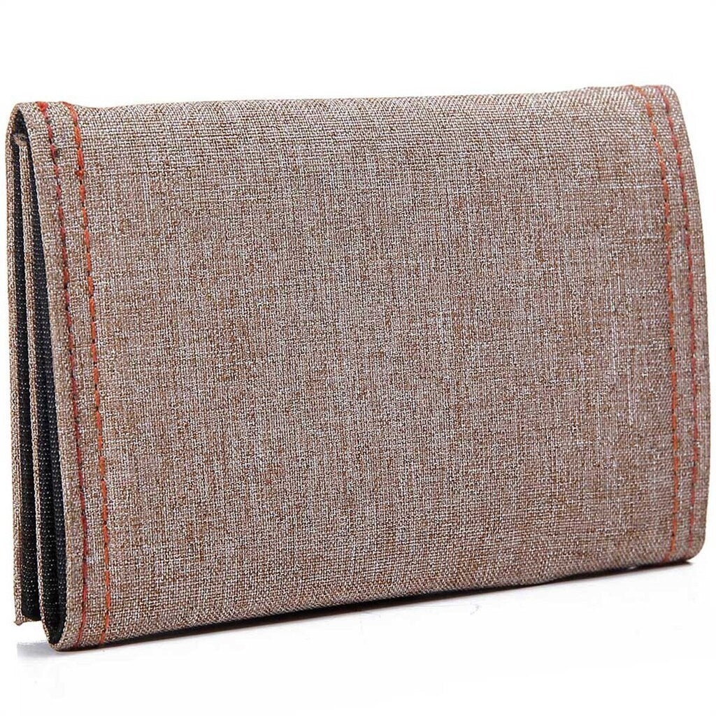 Khaki Men&#39;s Denim Back Pocket Wallet