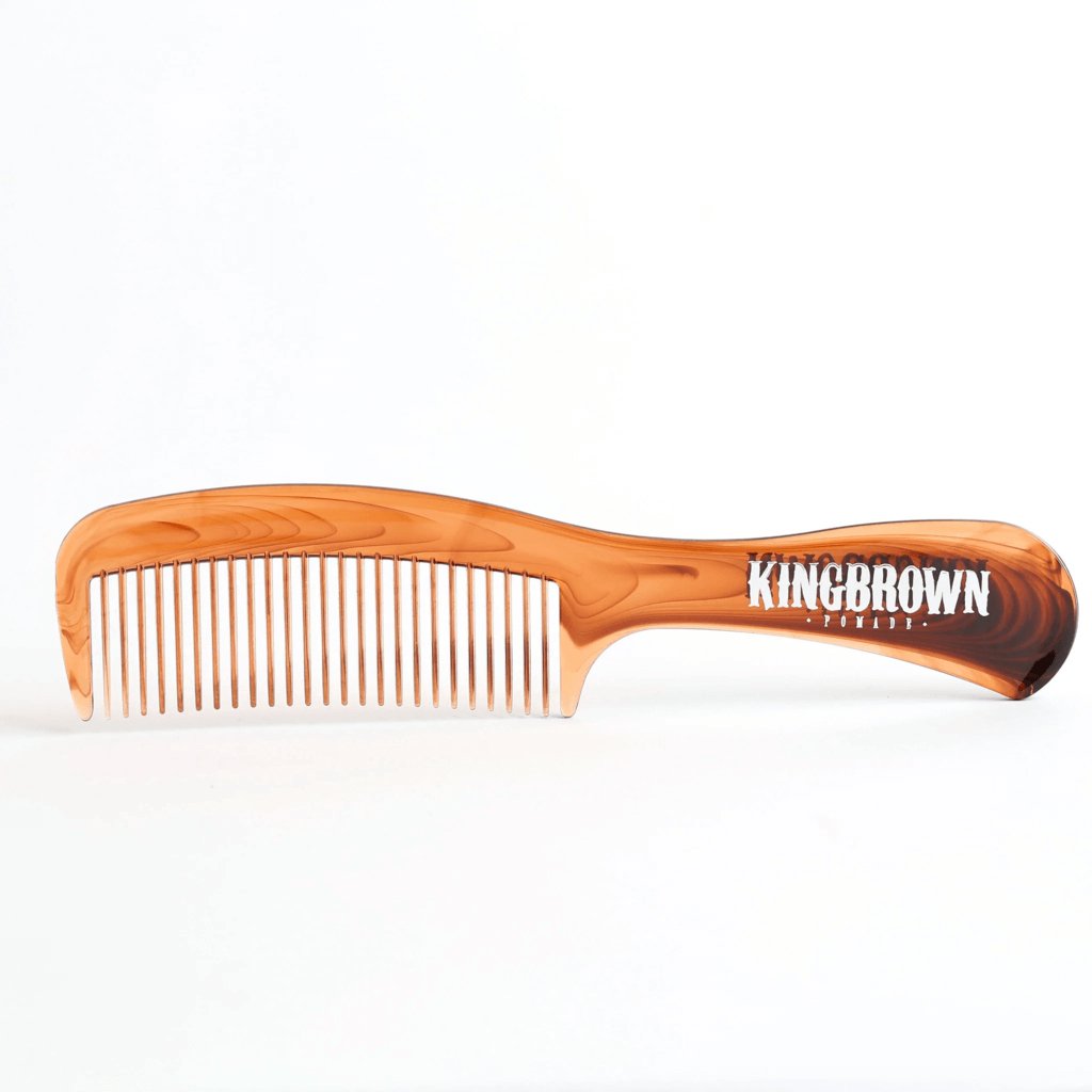 King Brown Pomade | Handle Comb in Tortoise Shell - The Gifted Man
