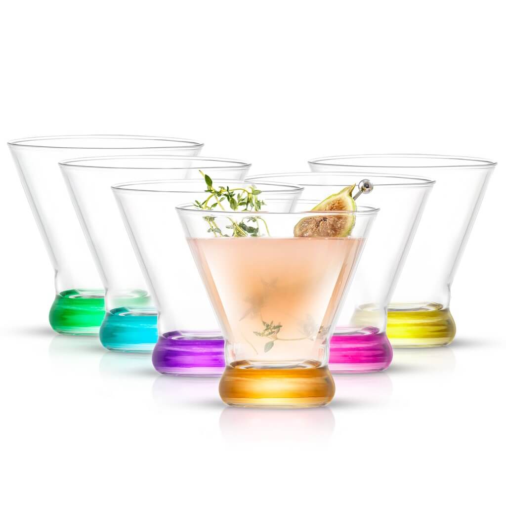 Kolor Martini Glasses, Set of 6 - The Gifted Man