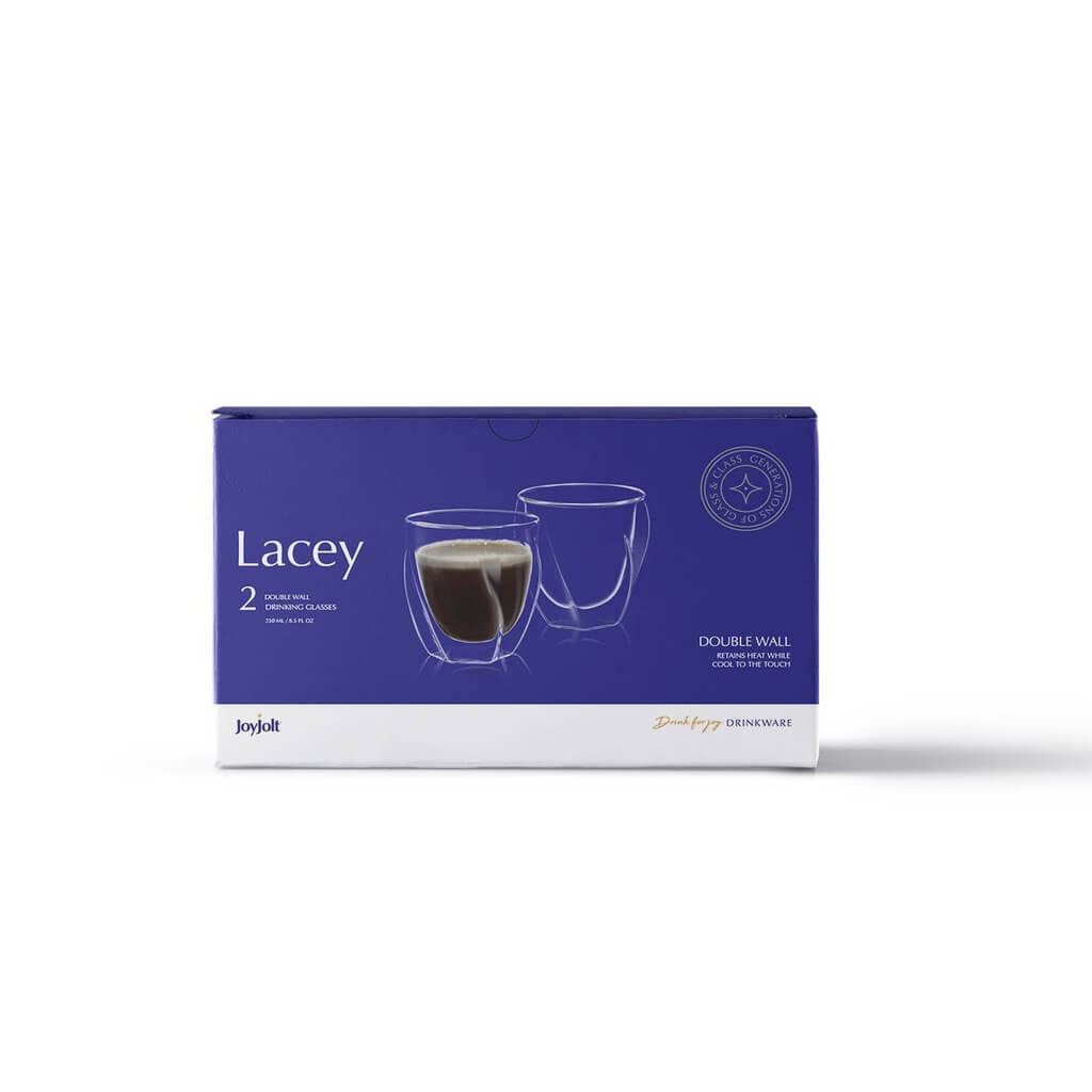 Lacey Double Wall Glasses - The Gifted Man