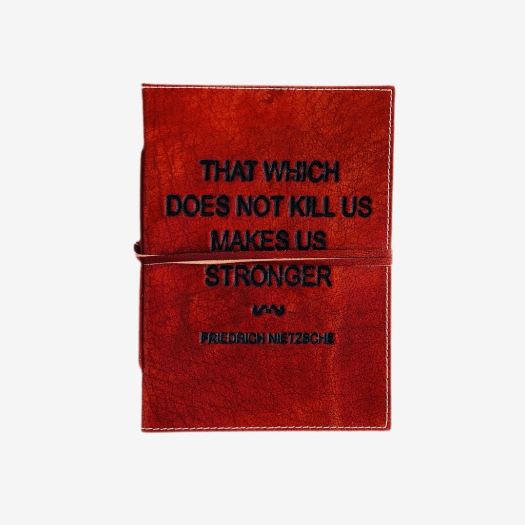 Leather Notebook Nietzche - The Gifted Man