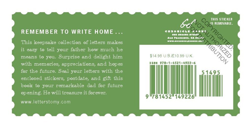 Letters to My Dad Write Now. Read Later. Treasure Forever - The Gifted Man