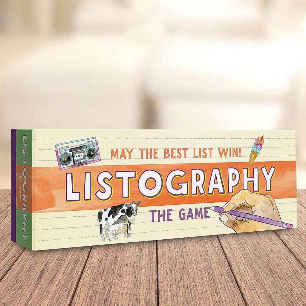 Listography: The Game May the Best List Win! - The Gifted Man