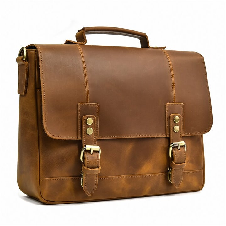 Lucien Leather Briefcase - The Gifted Man