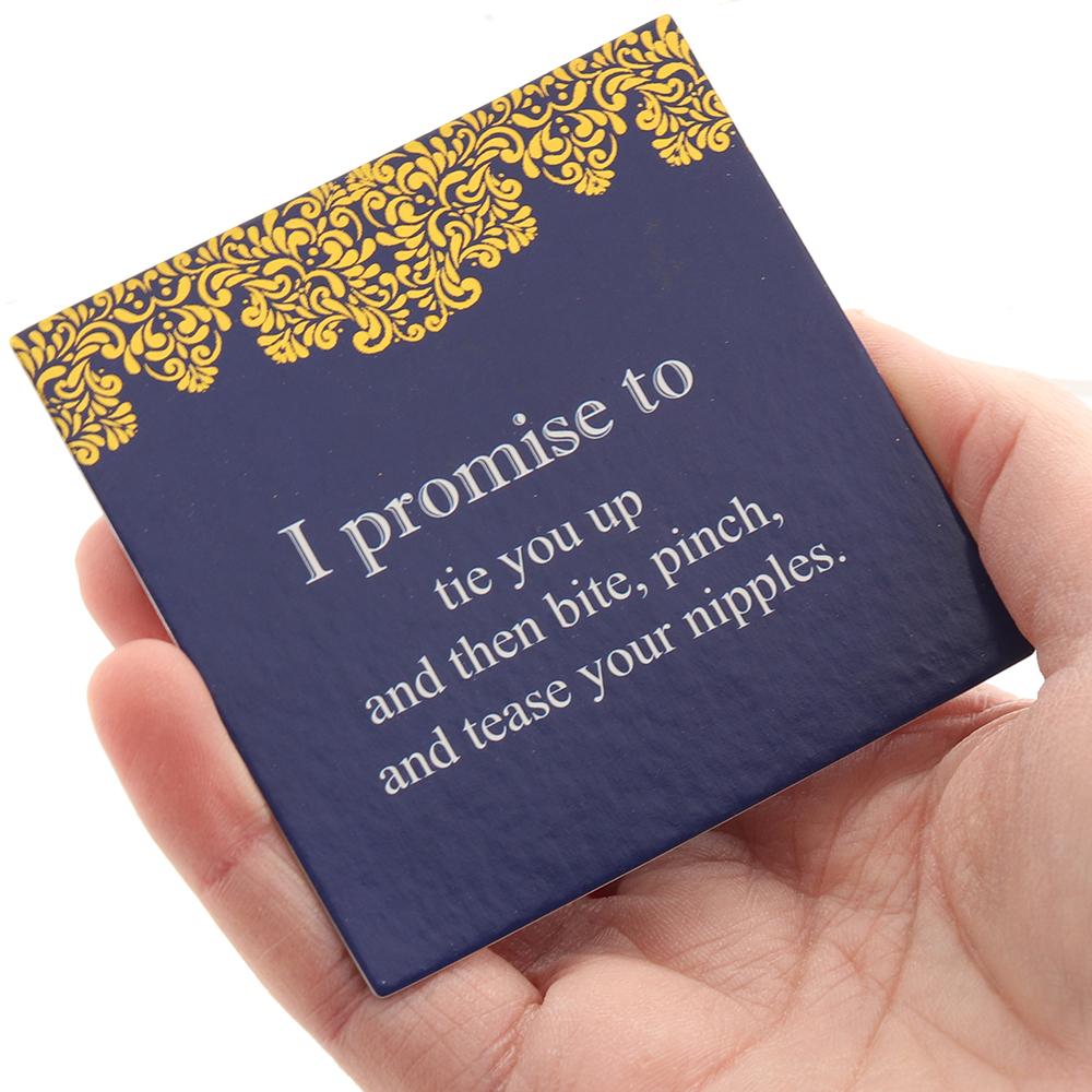 Naughty Boudoir Promises Cards