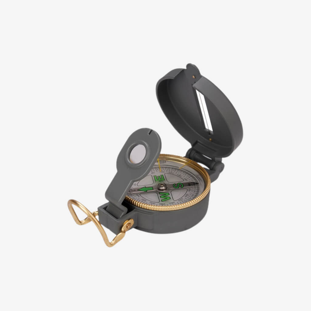 If a durable compass is your desire, then our metal compass is the one for you. The casing is tough enough for the compass to work in all kinds of conditions, is liquid-filled with a hairline guidewire for accurate readings and precision aiming, and is an excellent choice for any type of outdoor adventure.