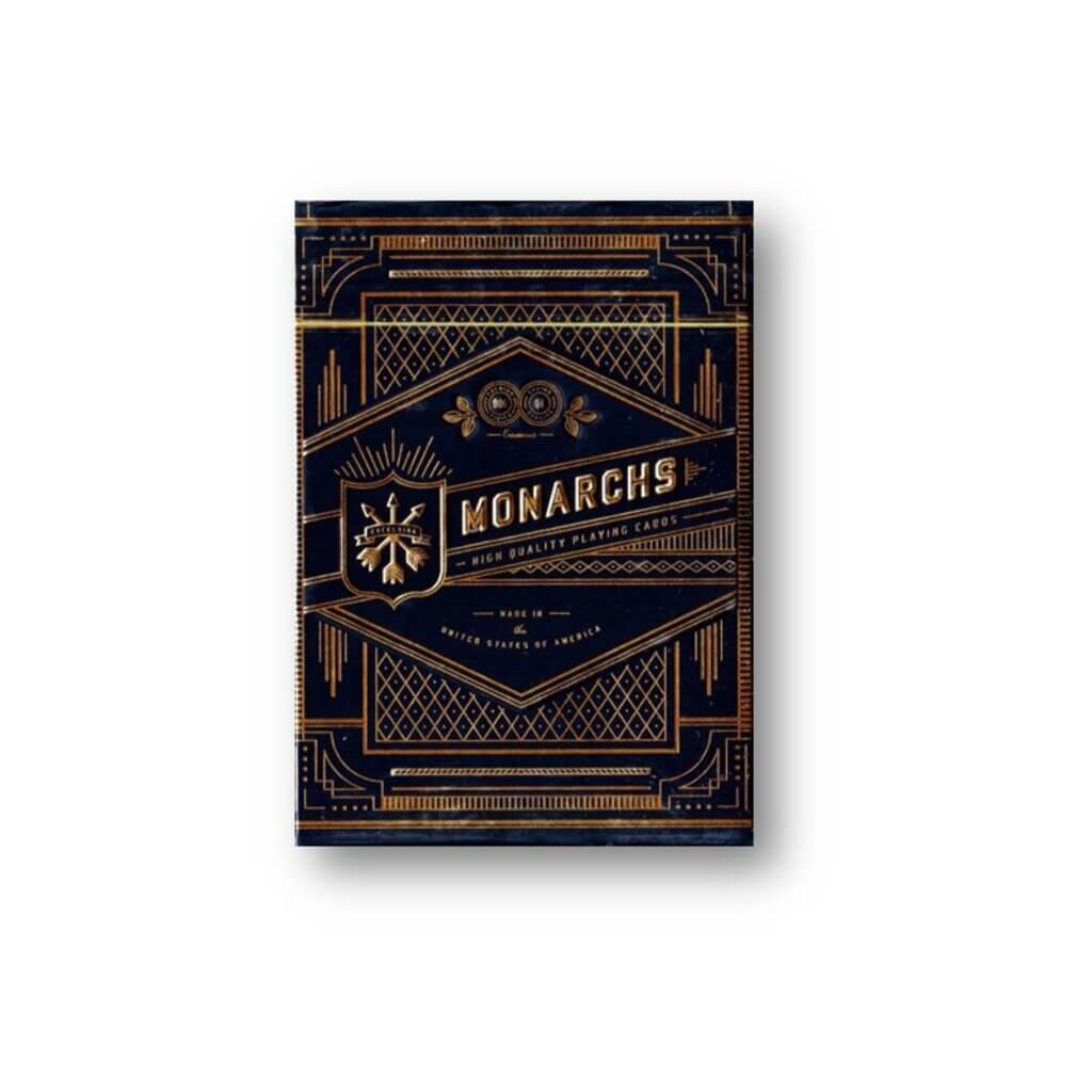 Monarch Black/Blue Playing Cards by Theory11