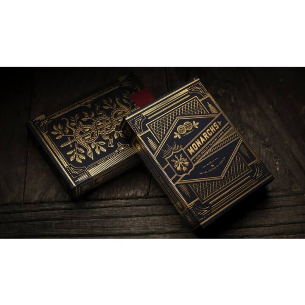 Monarch Black/Blue Playing Cards by Theory11