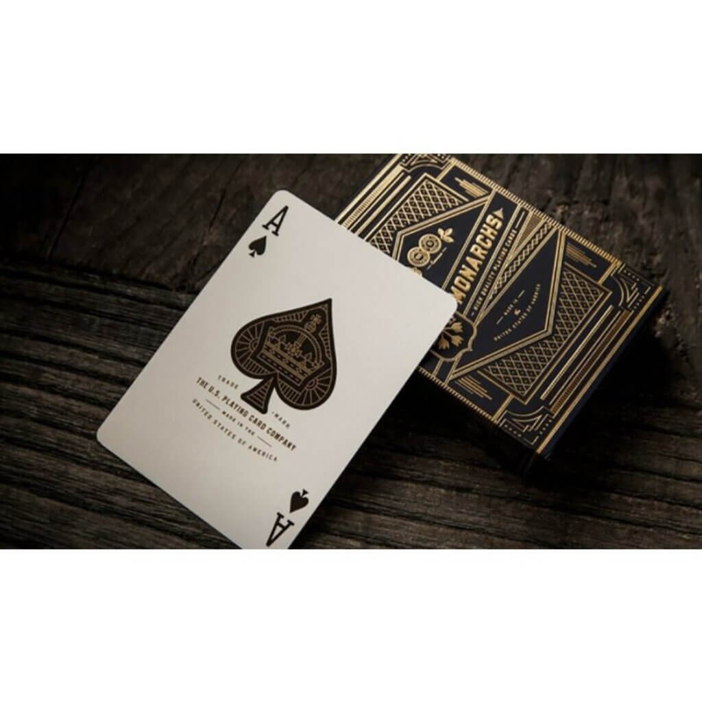 Monarch Black/Blue Playing Cards by Theory11