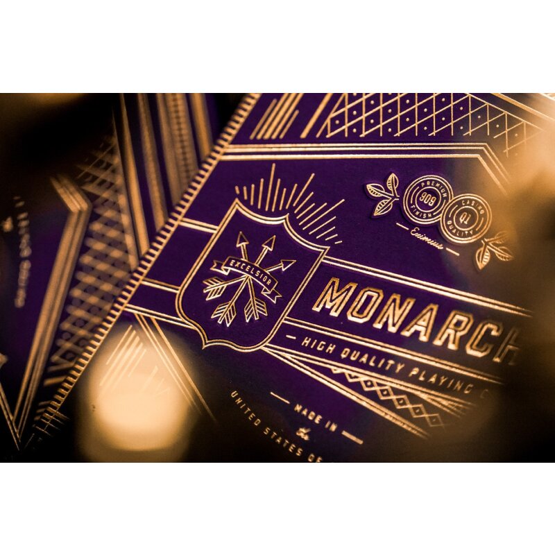 Monarch Purple Playing Cards by Theory11