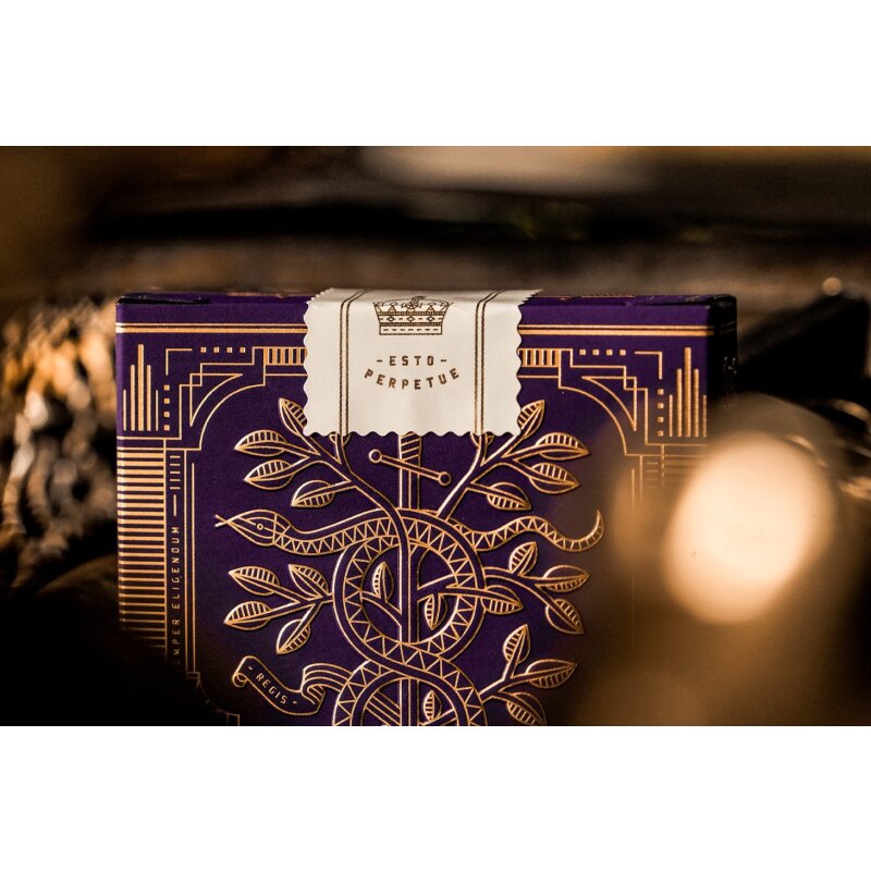 Monarch Purple Playing Cards by Theory11