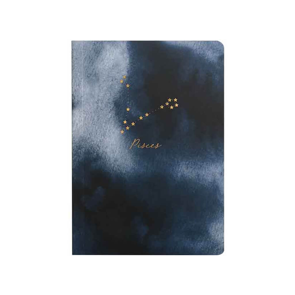 Portico Designs Constellations Softcover Lined Pocket Journal Notebook | Pisces