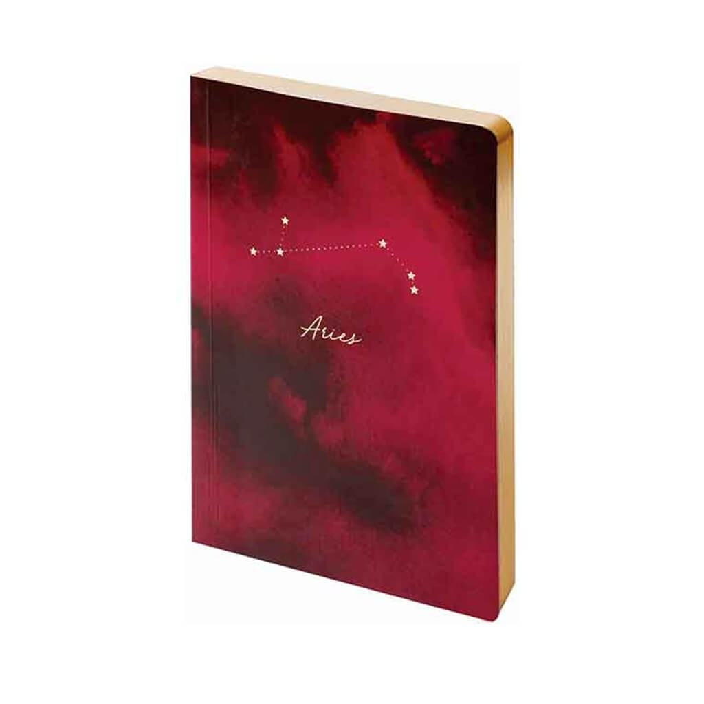 Portico Designs Constellations Softcover Lined Pocket Journal Notebook | Aries