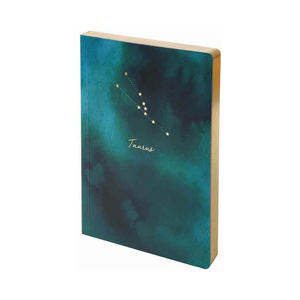 Portico Designs Constellations Softcover Lined Pocket Journal Notebook | Taurus