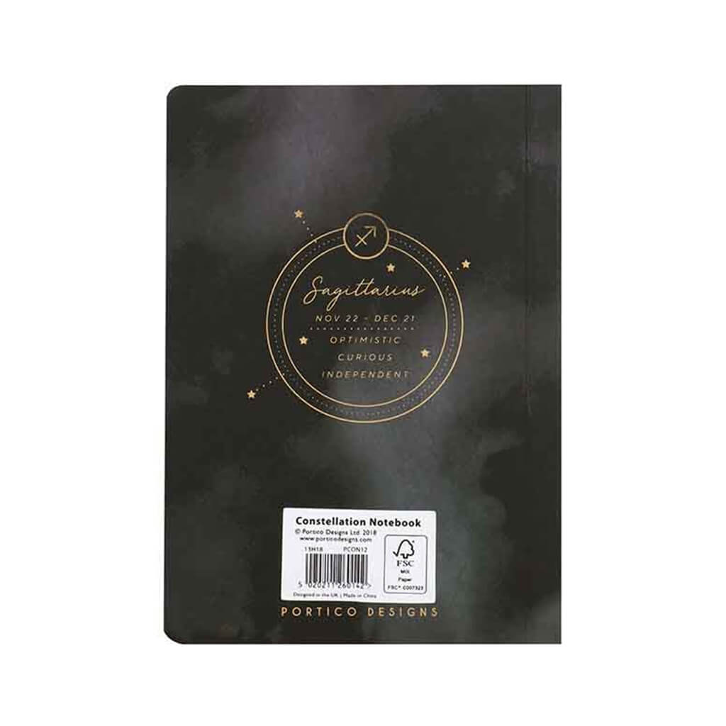 Portico Designs Constellations Softcover Lined Pocket Journal Notebook | Sagittarius