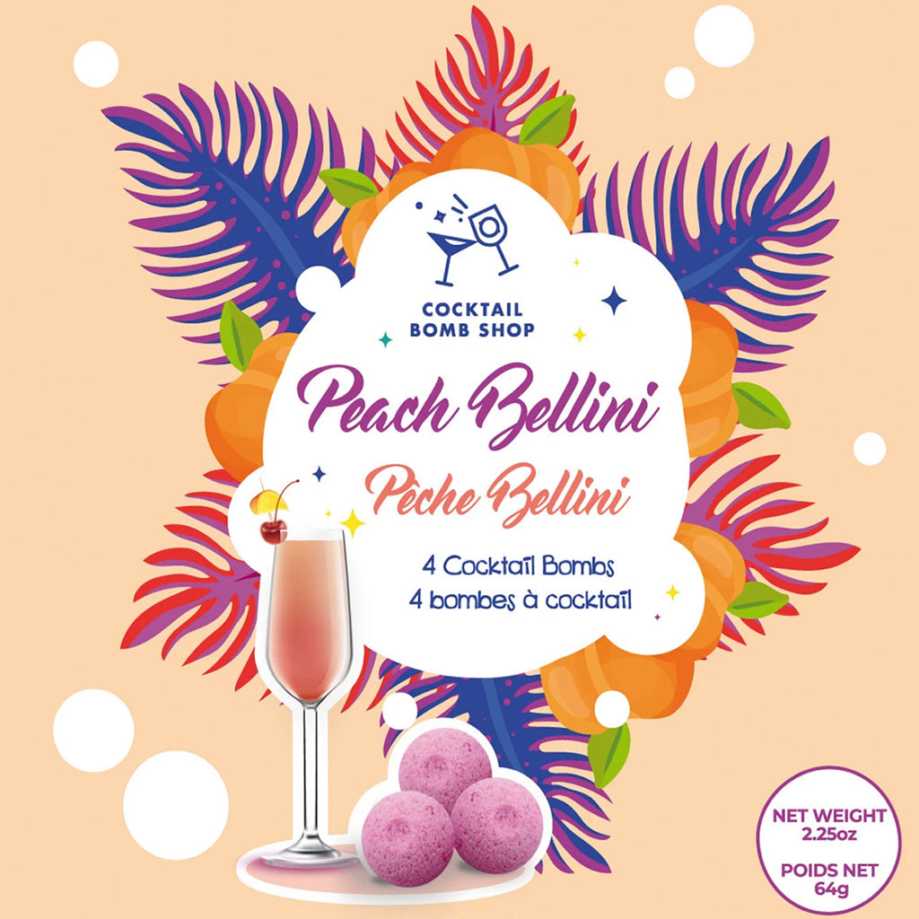 Peach Bellini Bomb - 4 Pack Gift Box