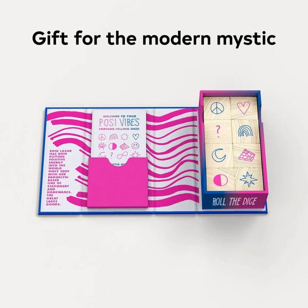 Posi Vibes Fortune-Telling Dice