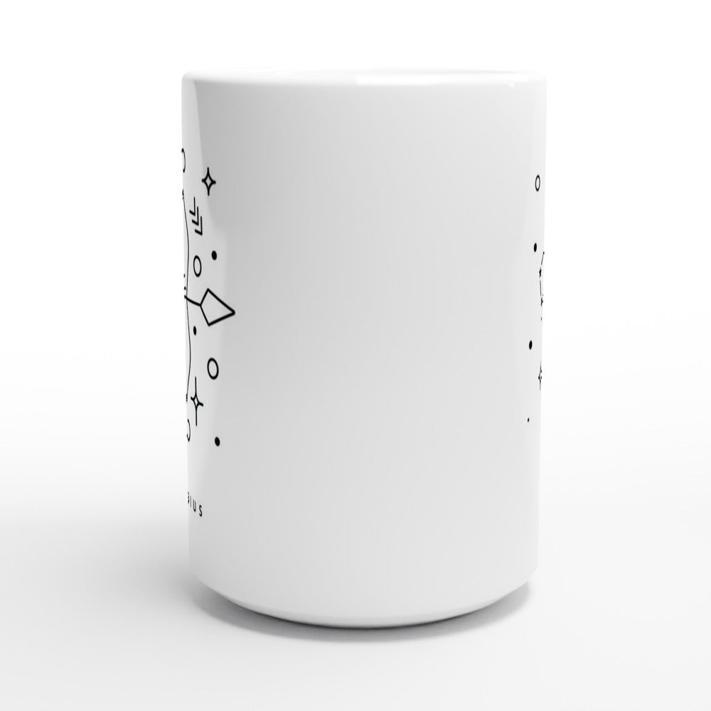 Sagittarius White 15oz Ceramic Mug